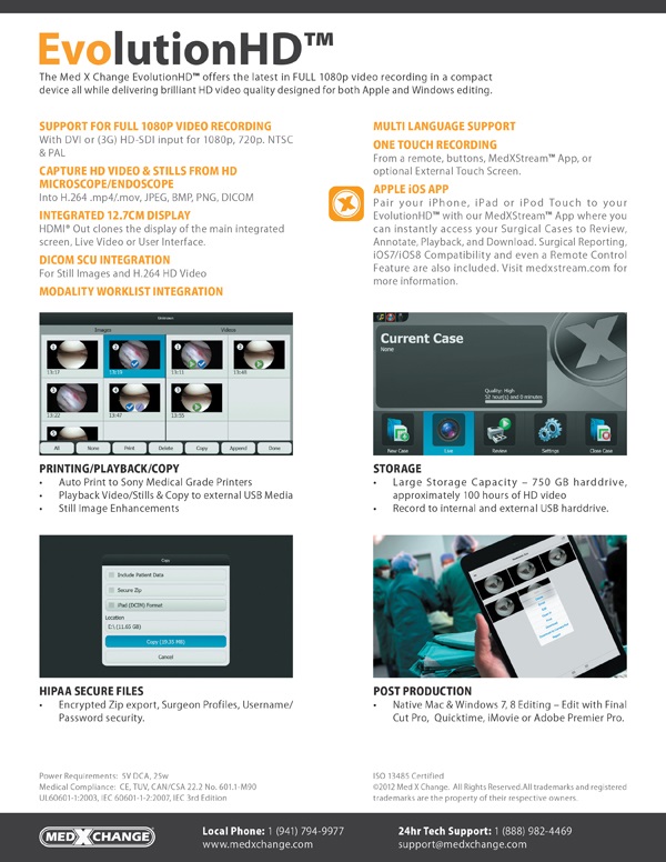 EvolutionHD Endoscopy Brochure 